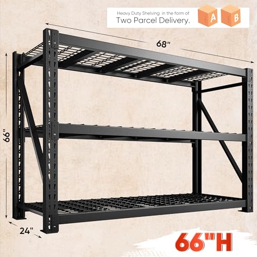7050LBS Heavy Duty Garage Shelving (3 Count)
