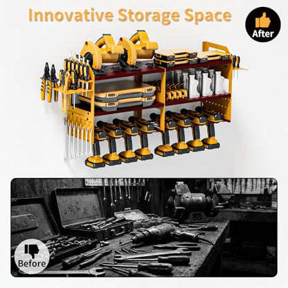Large Power Tool Organizer Wall Mount