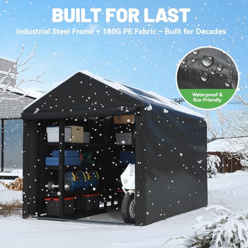 5x7 FT Carport Storage Shed