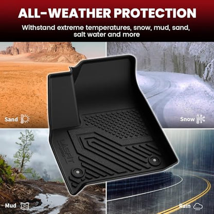 Floor Mats & Cargo Liner with Backrest Mat for Chevrolet Chevy Traverse 2018