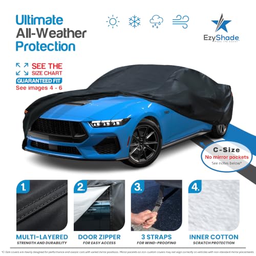Sports Car Cover Waterproof All Weather. See Size