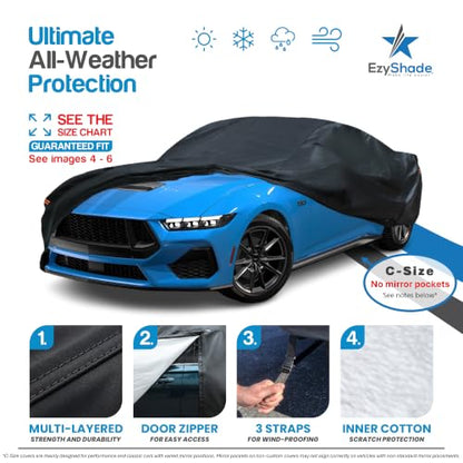 Sports Car Cover Waterproof All Weather. See Size