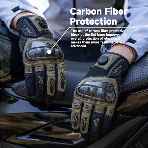 High Protection Motorcycle Gloves for Men