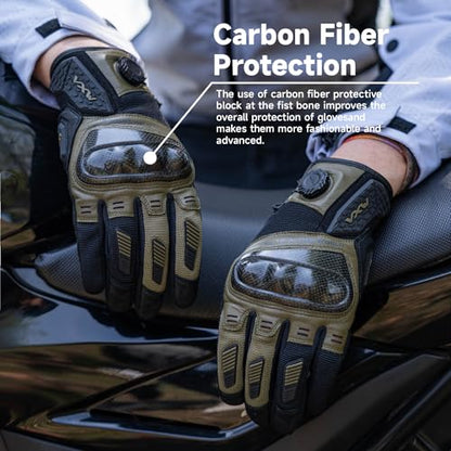 High Protection Motorcycle Gloves for Men