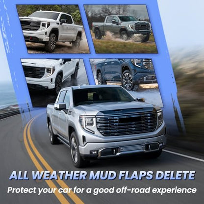 Mud Flap Delete Fit for GMC Sierra 1500 2019