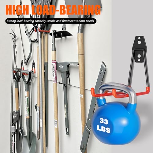 Heavy Duty Garage Storage Hooks 2 Pack Garage Tool Organizer Wall Mount (2 Count)