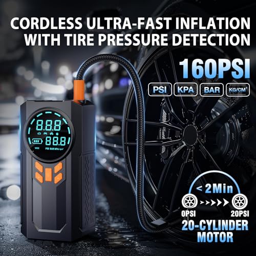 Jump Starter with Air Compressor