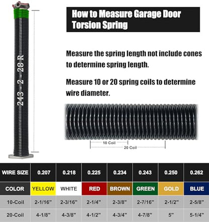Garage Door Torsion Spring Set