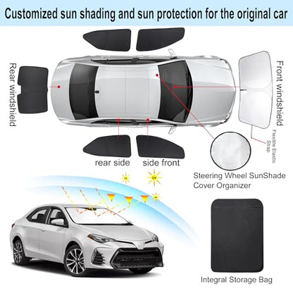 Window Shades for Toyota Corolla 2014 (6 Count)