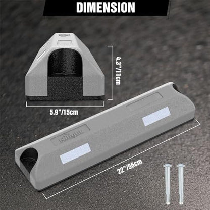 22 Inch Rubber Parking Curbs