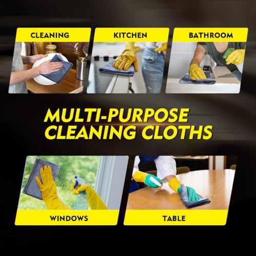 600 Packs Microfiber Cleaning Cloth (600 Count)