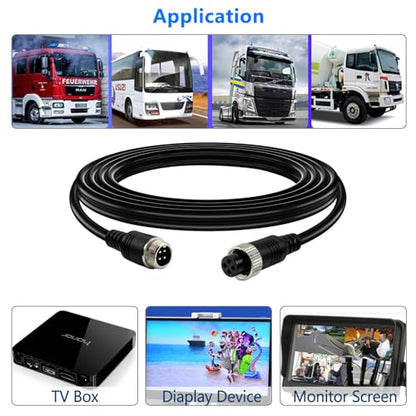 4 Pin Aviation CCTV Camera Extension Cable