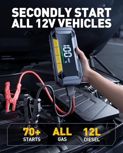 8000A Portable Jump Starter for All Gas