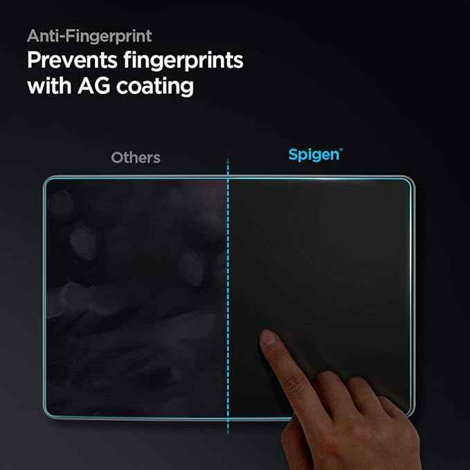 Spigen Tempered Glass Screen Protector [GlasTR EZ FIT] Designed for Tesla Model 3 (2023-2017), Tesla Model Y (2025-2020) 15 inch Dashboard Touchscreen - Matte/Anti Fingerprint