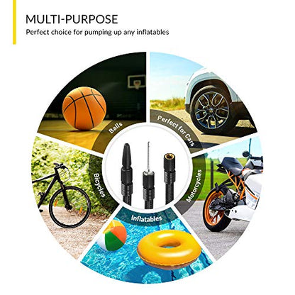 AC DC Digital Tire Inflator for Car 12V DC and Home 110V AC Rapid Performance Portable Air Compressor Pump for Car