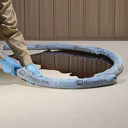 Blue Oil Absorbent Sock