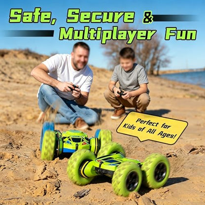 Remote Control Flip Stunt Car Double Sided Driving Toys Gifts