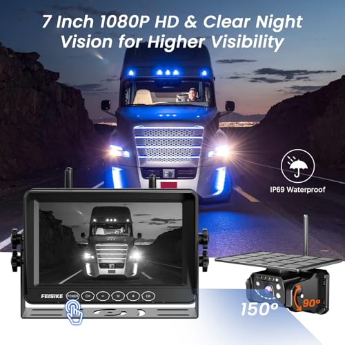 Magnetic Solar Wireless Backup Camera