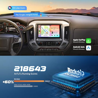 Android 14 Car Stereo for Chevy Silverado GMC Sierra 2014