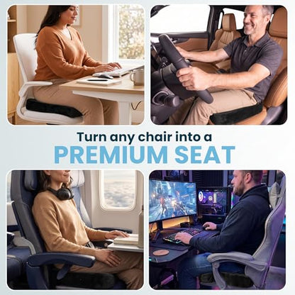 Extra Large Gel & Memory Foam Seat Cushion