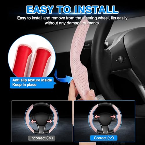 Custom Fit for Tesla Steering Wheel Cover