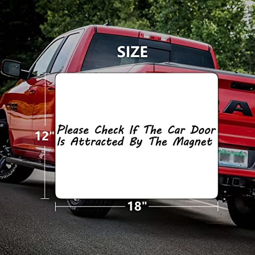 4 Pack Blank Car Door Magnet Sticker (2 Count)
