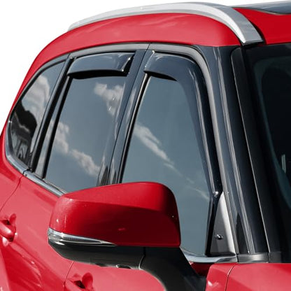 in Channel Extra Durable Rain Guards for Toyota Highlander 2020