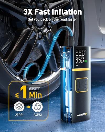Tire Inflator Portable Air Compressor (24.5507 Ounce)