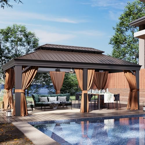 20' X 12' Hardtop Gazebo with Drainage