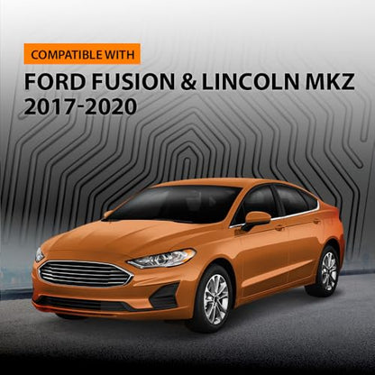 TPE Floor Mats Fit Ford Fusion & Lincoln MKZ 2017