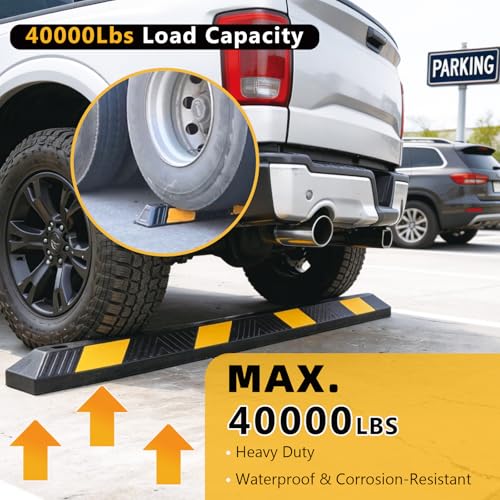 72 Inch Rubber Parking Stop (2 Count)