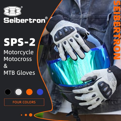 SPS 2 Unisex Touchscreen Road Racing Motorcycle MTB Sports Gloves Also fit BMX MX ATV Mountain Bike Bicycle Cycling Off