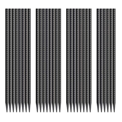 16 Inch Rebar Stakes 30 Pack Heavy Duty Ground Anchors with Chisel Point End Long Straight Steel Tent Stakes 3 (30 Count)