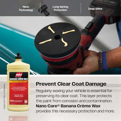 Nano Care Banana Creme Wax for Automotive Finishes (128 Fl Oz)