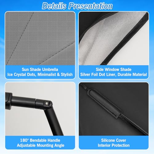 Windshield Sun Shade Umbrella for Honda CR (5 Count)