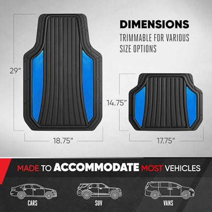 ChromeTech Car Floor Mats Full Set