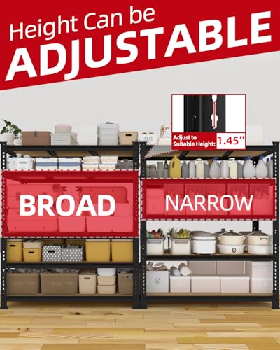 3250 LBS Heavy Duty Garage Storage Shelves Adjustable Shelf 10PCS (10 Count)