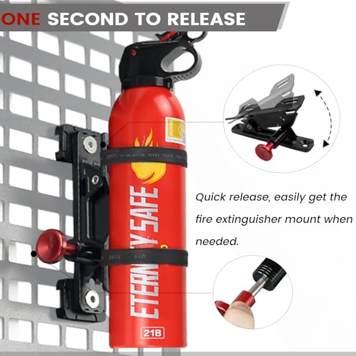 Aluminum MOLLE Panel Fire Extinguisher Mount Kit for 1