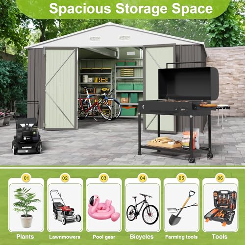 10 x 8 FT Outdoor Storage Shed