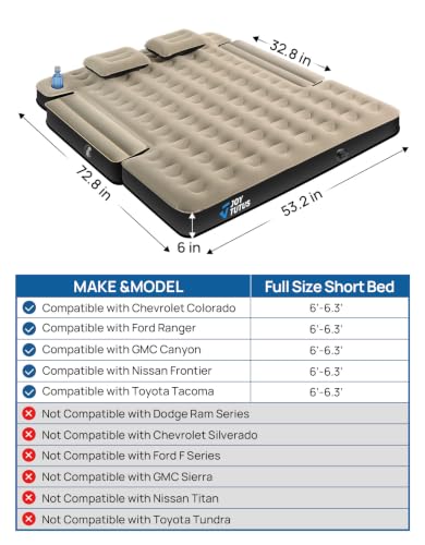 Truck Bed Air Mattress for 6.0