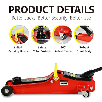 5 Piece Car Truck Floor Jack Service