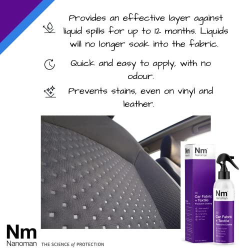 Protect Car Seats from Spills & Stains Fabric & Upholstery Protector Spray (8.5 Fl Oz)