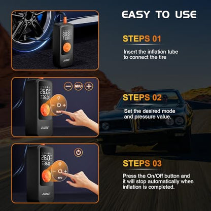 Tire Inflator Portable Air Compressor