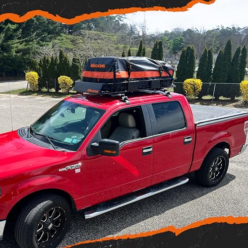 64"x39"x6" Extendable Cargo Roof Rack Basket with 250 Lbs Capacity
