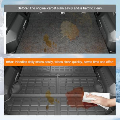 Cargo Mat & Backrest Mat Compatible with 2024