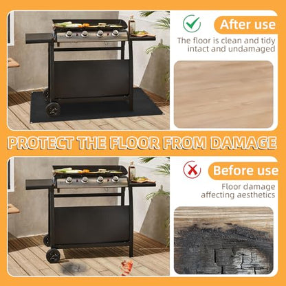 Under Grill Mat for Outdoor Grilling