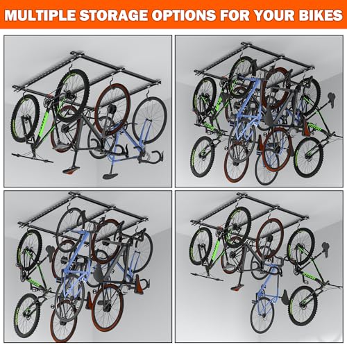 Ceiling Bike Rack for Garage