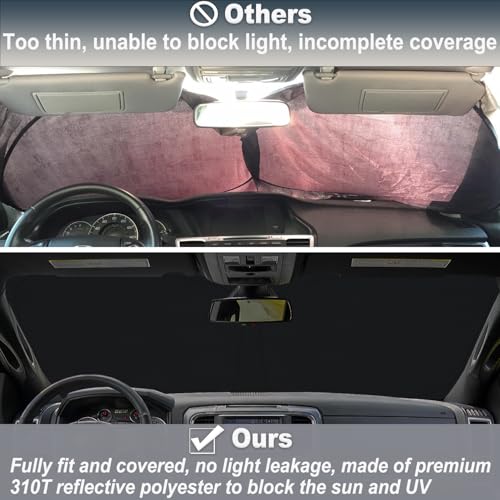 Windshield Sun Shade for Dodge Ram 1500 2009
