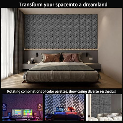 12 Pack Self Adhesive Soundproof Wall Panels