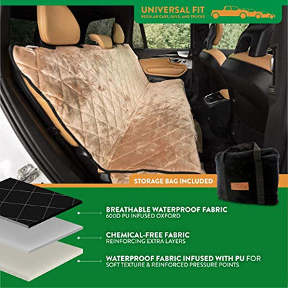 Velvet Rear Car Seat Protector w